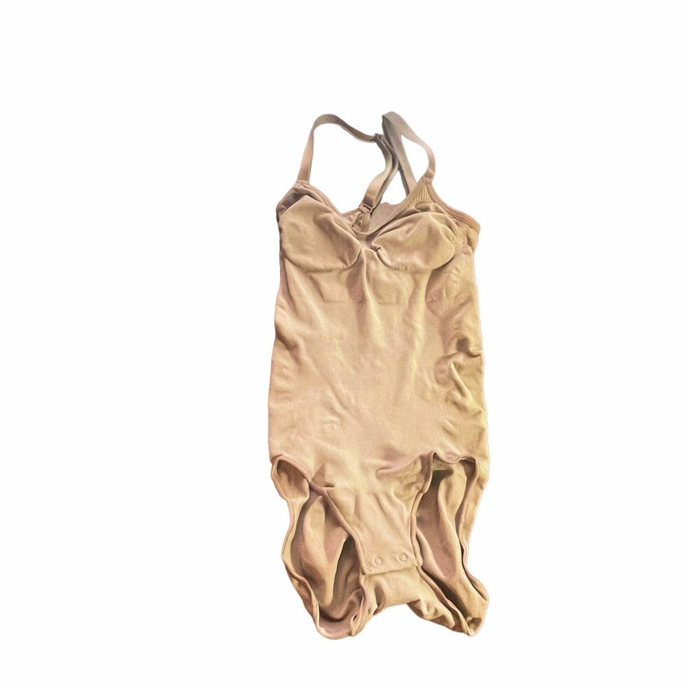 Skims Sculpting Snaps Bodysuit Adjustable straps Tan Women's Size L/XL NWOT - Picture 5 of 10
